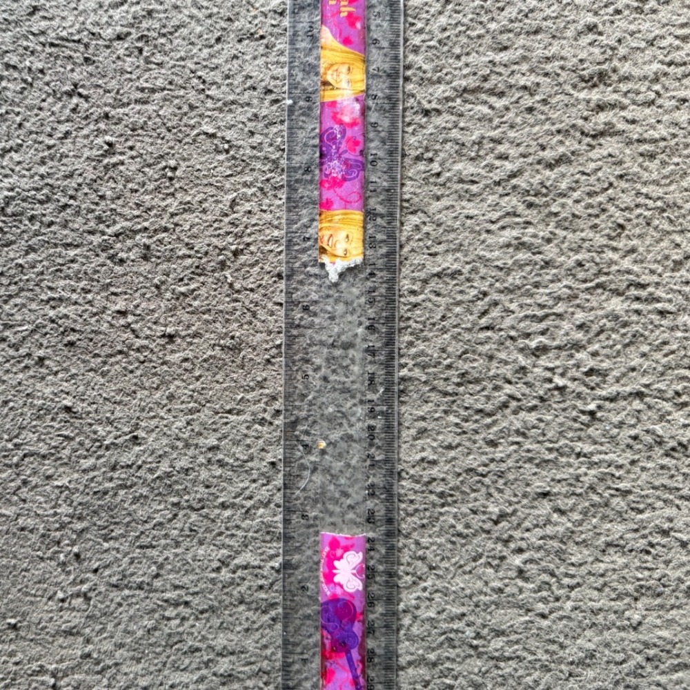 Disney‎ Hannah Montana 12 Inch Plastic Ruler Vintage Y2K Miley Cyrus Pink Purple